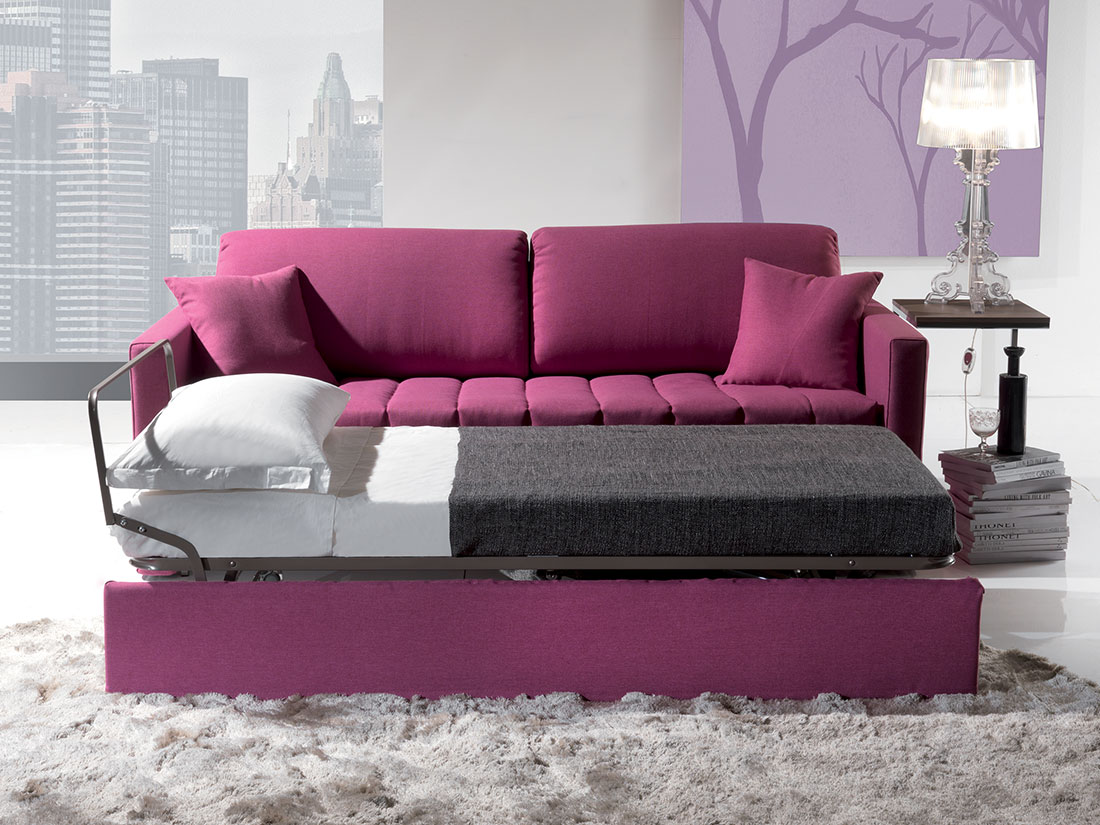 Rosa sofa bed from cm. 217x92x90